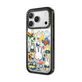 Miffy Postage Collage Sticker Case (Clear)